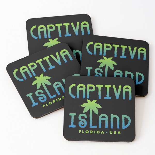 Item preview, Captiva Island Florida Typographic Design designed and sold by Futurebeachbum.