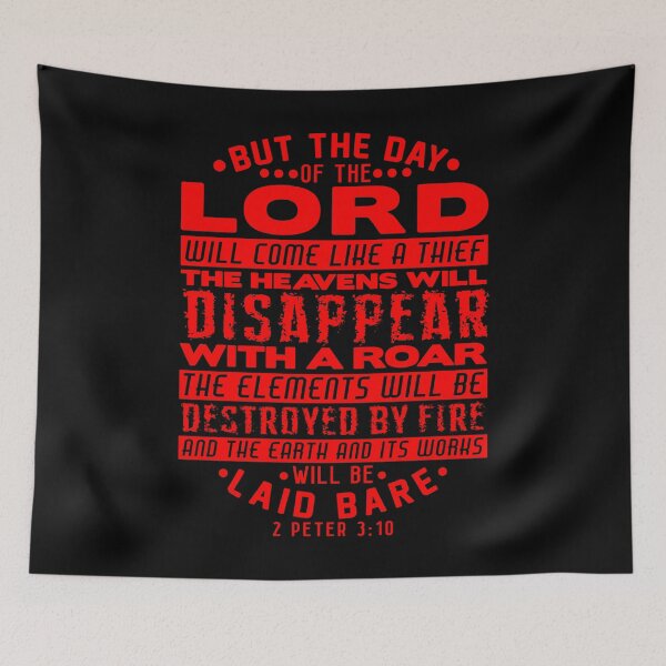 Item preview, 2 Peter 3:10 The Day Of The Lord Will Come Like A Thief designed and sold by plushism.