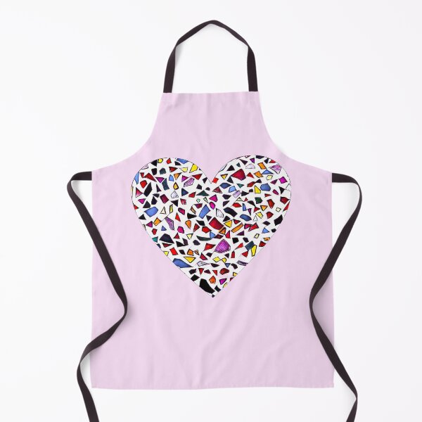 Item preview, Mosaic white loveheart designed and sold by FlossOrFi.