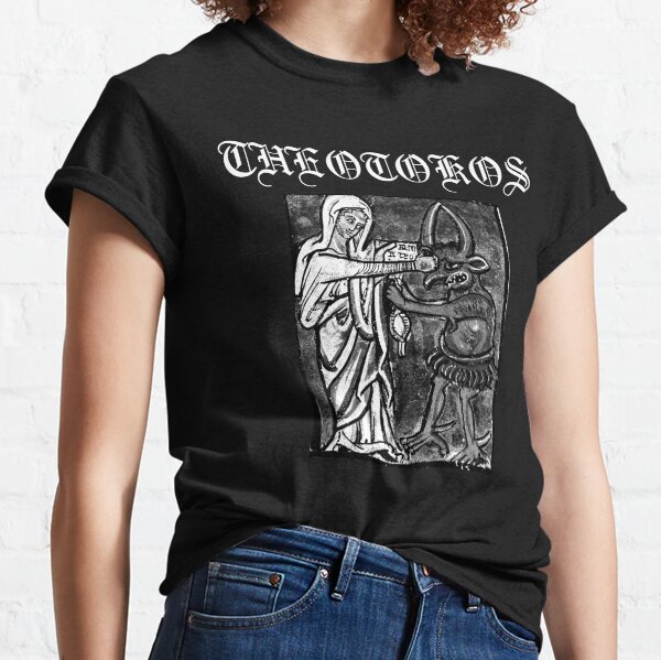 Item preview, Virgin Mary Punching The Devil Metal Hardcore Punk Gothic designed and sold by thecamphillips.