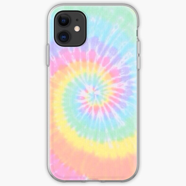 Rainbow tie dye iPhone Soft Case