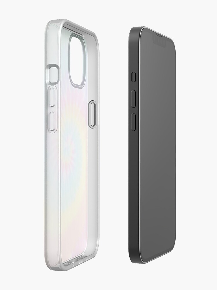 Alternate view of Rainbow tie dye iPhone Case