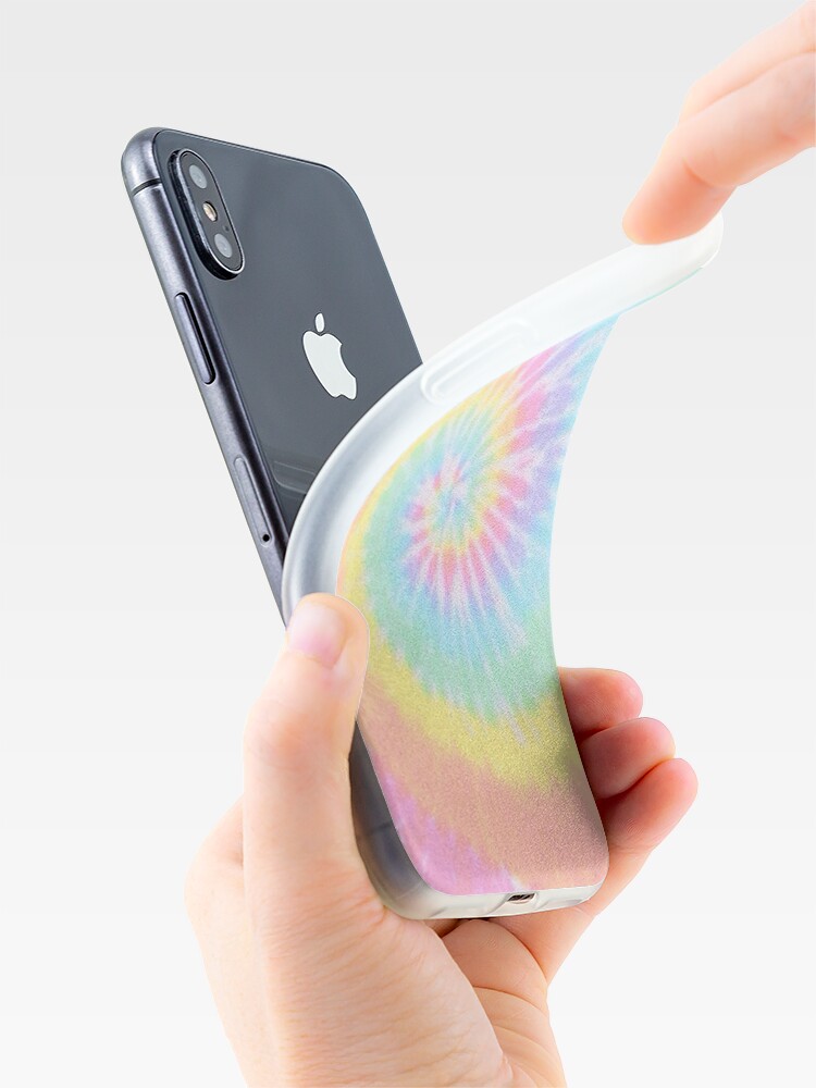 Alternate view of Rainbow tie dye iPhone Case & Cover