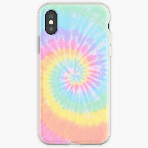 Rainbow tie dye iPhone Soft Case