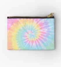 Rainbow tie dye Studio Pouch