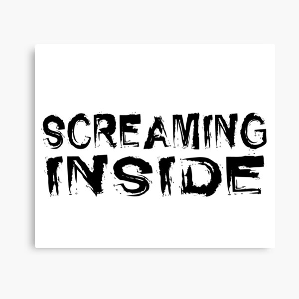 screaming inside t shirt