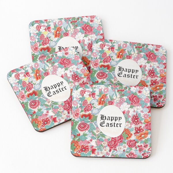 Item preview, Happy Easter Floral Pattern designed and sold by Gumblebee Design.