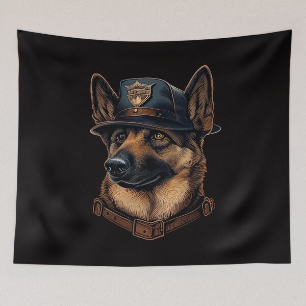 Item preview, German Shepherd Police K9 Hat Design German Shepherd Lovers Design designed and sold by adsman68.