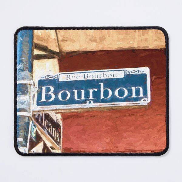 Item preview, Bourbon street sign in the French Quarter, New Orleans designed and sold by Photopat.