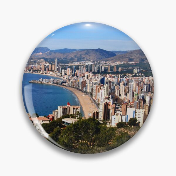 Item preview, Benidorm Skyline Cityscape Costa Blanca Spain designed and sold by AndyEvansPhotos.