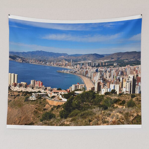 Item preview, Benidorm Skyline Cityscape Costa Blanca Spain designed and sold by AndyEvansPhotos.