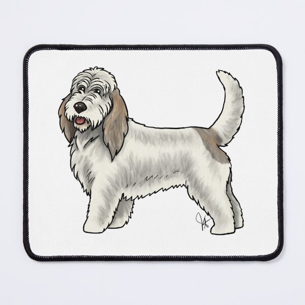Item preview, Grand Basset Griffon Vendeen - White and Grizzle designed and sold by Jennifer Stolzer.