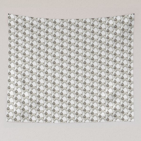 Item preview, Grand Basset Griffon Vendeen - White and Grizzle designed and sold by Jennifer Stolzer.