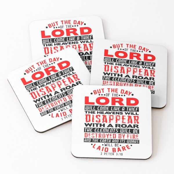 Item preview, 2 Peter 3:10 The Day Of The Lord Will Come Like A Thief designed and sold by plushism.