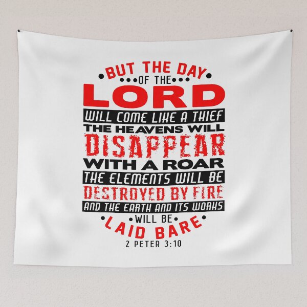 Item preview, 2 Peter 3:10 The Day Of The Lord Will Come Like A Thief designed and sold by plushism.