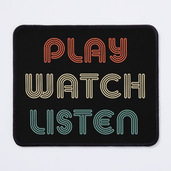 Item preview, Play Watch Listen Vintage Style designed and sold by Yes-Monkey.