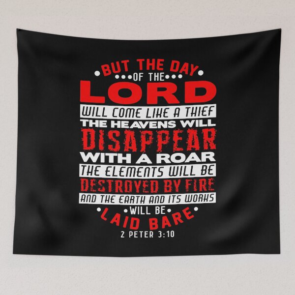 Item preview, 2 Peter 3:10 The Day Of The Lord Will Come Like A Thief designed and sold by plushism.