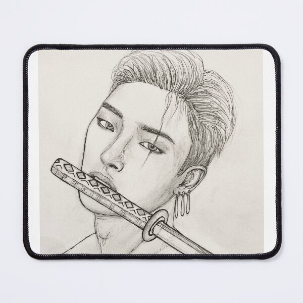 Item preview, Mingi Zoro Head Sketch designed and sold by abstractallie4.