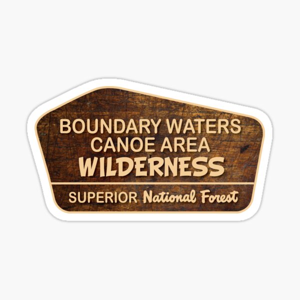 Aperçu de l'œuvre Eaux limitrophes Canoe Area Wilderness, Forêt nationale supérieure créée et vendue par ginkgotees.