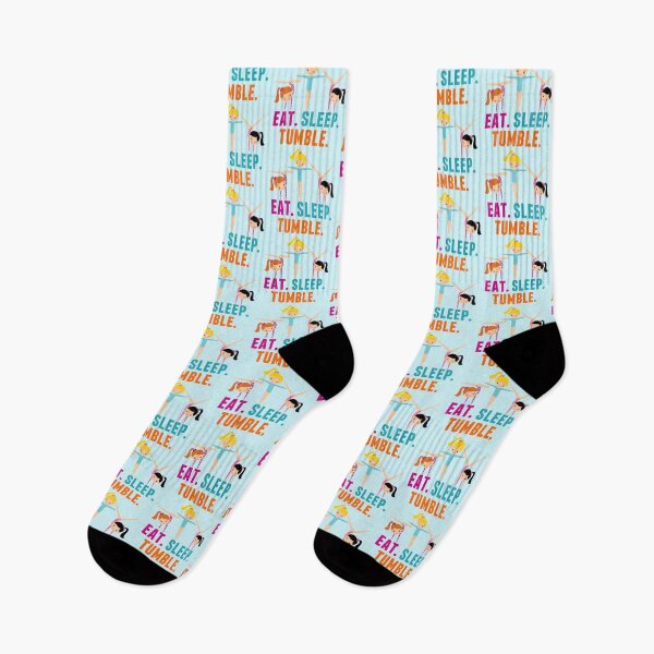 Item preview, Eat Sleep Tumble Funny Gymnastics Girls designed and sold by Epic Love Designs.