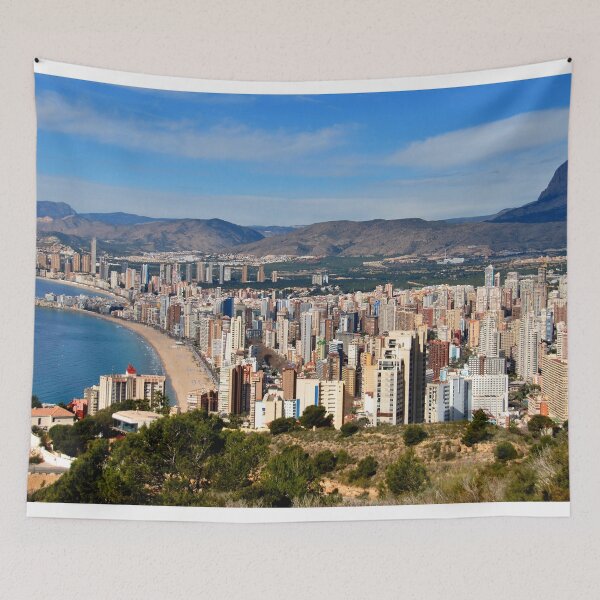 Item preview, Benidorm Skyline Cityscape Costa Blanca Spain designed and sold by AndyEvansPhotos.