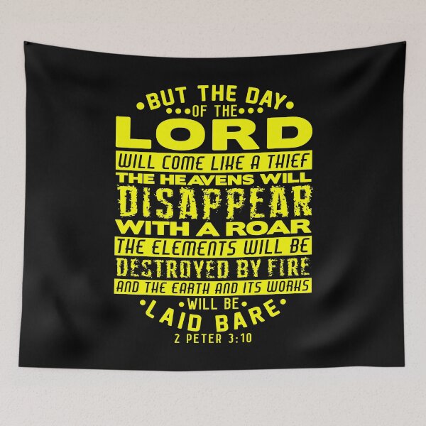 Item preview, 2 Peter 3:10 The Day Of The Lord Will Come Like A Thief designed and sold by plushism.