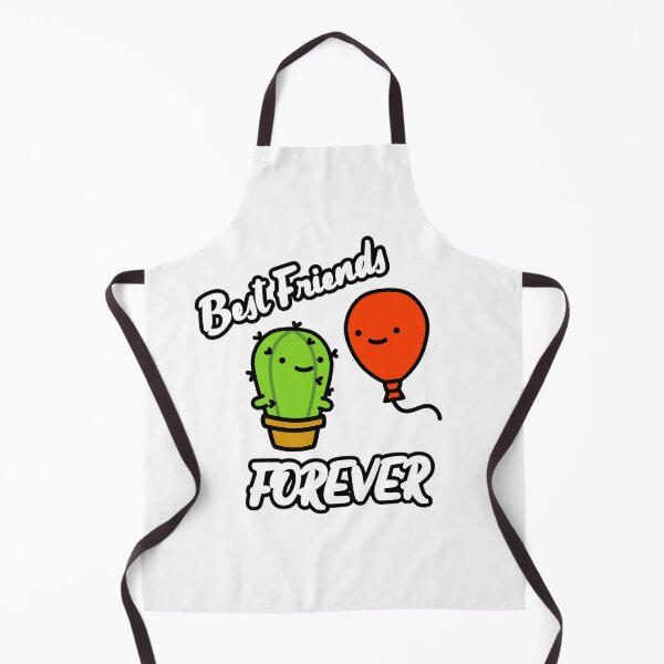 Item preview, Cactus and Balloon Best Friends Forever White funny cactus designed and sold by RiciPaneto.