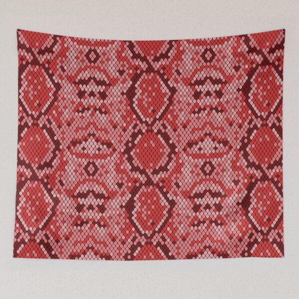 Item preview, Red Snake Skin Pattern designed and sold by Ayoub14.