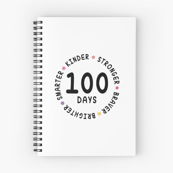 Item preview, 100th days stronger braver brighter smarter kinder of school Teacher designed and sold by sbk-designer.