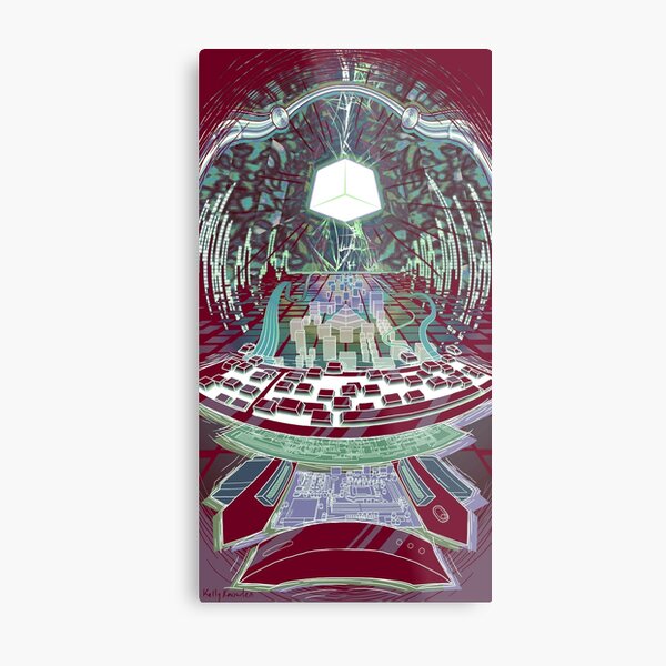 Neuromancer: Wintermute Metal Print