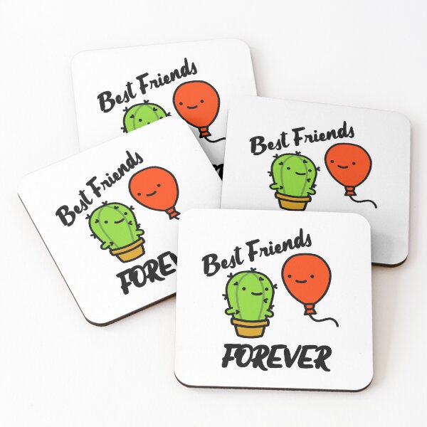 Item preview, Cactus and Balloon Best Friends Forever funny cactus designed and sold by RiciPaneto.