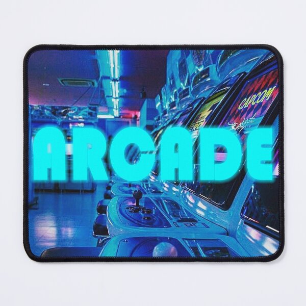 Item preview, Arcade blue aesthetic wall paper designed and sold by RudeCA.