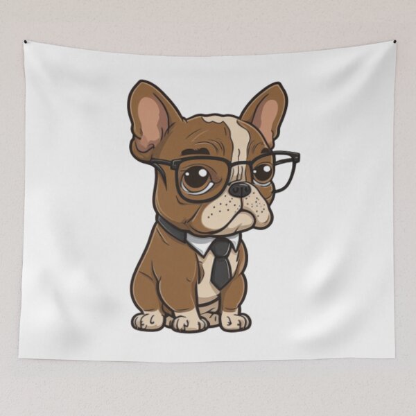Item preview, Frenchie the Teacher French Bulldog designed and sold by PetsEnough.