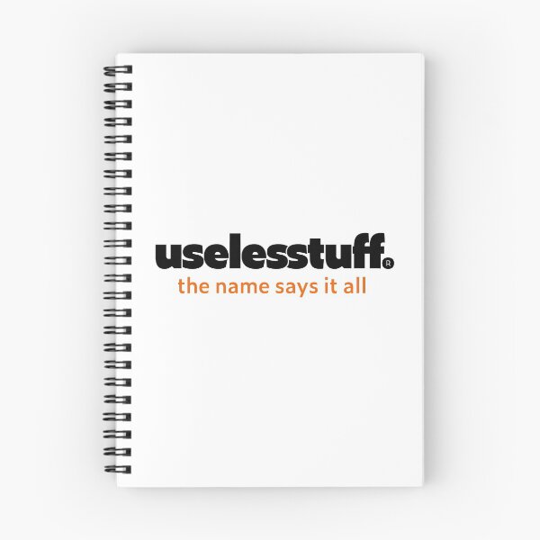 Item preview, 16193-01-BLT – Uselesstuff® Logo & Slogan (Black) designed and sold by Uselesstuff.