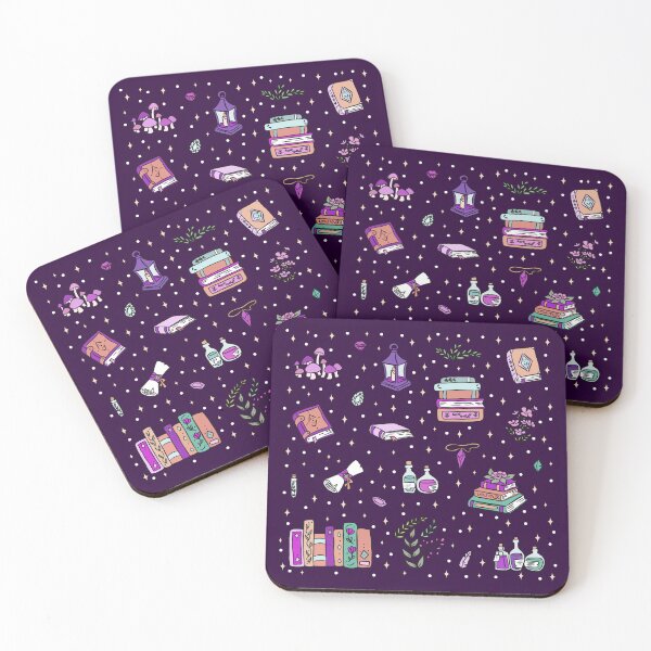 Item preview, Cute Fantasy books pattern - fantasy items for fantasy readers designed and sold by Yarafantasyart.