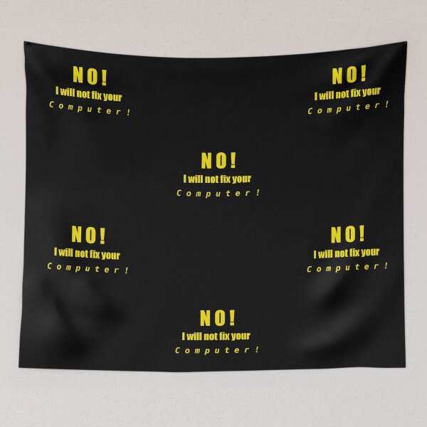 Item preview, No I Will Not Fix Your Computer - C designed and sold by VikingVisual.