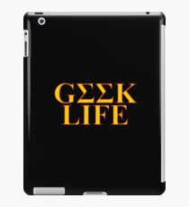 Geek Life - Black iPad Case/Skin