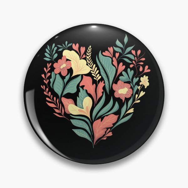 Item preview, Colorful floral heart  designed and sold by Sneh Universe.