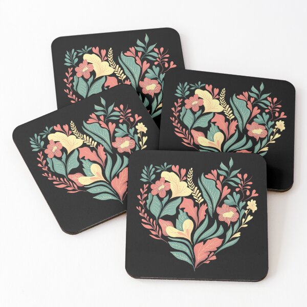 Item preview, Colorful floral heart  designed and sold by Sneh Universe.