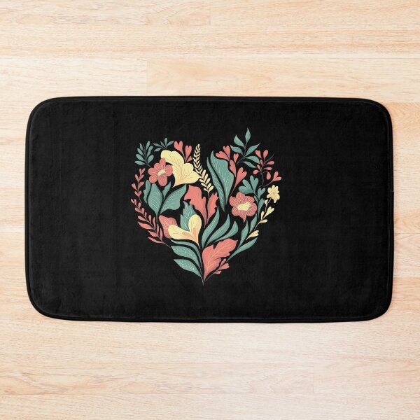 Item preview, Colorful floral heart  designed and sold by Sneh Universe.