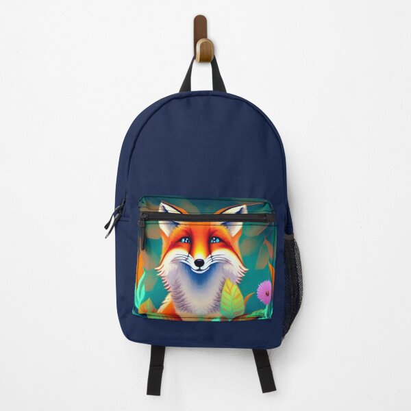 Item preview, Smiling Fox - Popping Up from the Plants designed and sold by ArtistsQuest.