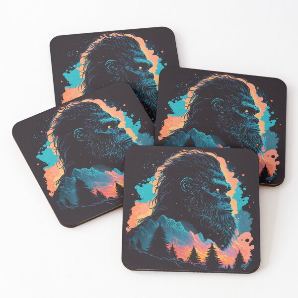 Item preview, Cool Sasquatch art abstract design designed and sold by WalldeMar.