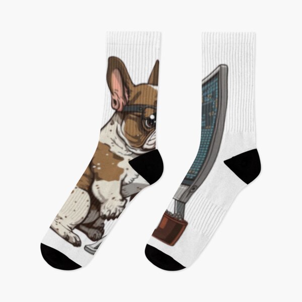 Item preview, Frenchie the Coder French Bulldog  designed and sold by PetsEnough.