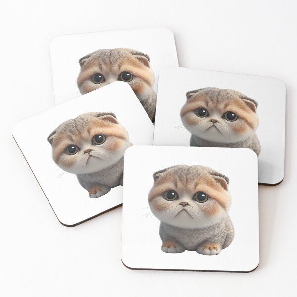 Item preview, Cute Baby Scottish Fold Cat designed and sold by PlanetDino.