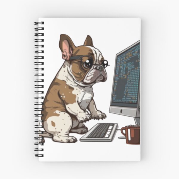 Item preview, Frenchie the Coder French Bulldog  designed and sold by PetsEnough.