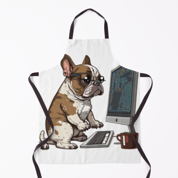 Item preview, Frenchie the Coder French Bulldog  designed and sold by PetsEnough.