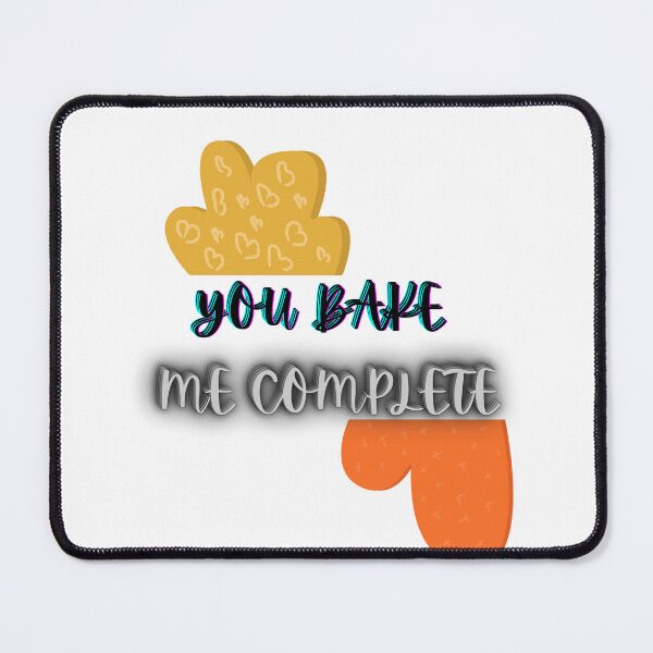 Item preview, You Bake me Complete Funny Cute Kitchen Baking Oven Hearts Cookies designed and sold by PixelPizzazz.