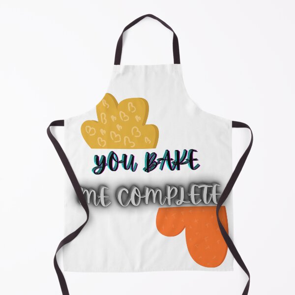 Item preview, You Bake me Complete Funny Cute Kitchen Baking Oven Hearts Cookies designed and sold by PixelPizzazz.