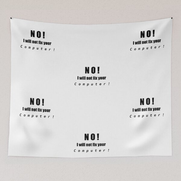Item preview, No I Will Not Fix Your Computer designed and sold by VikingVisual.