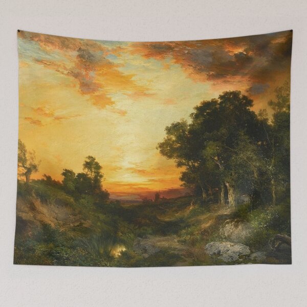 Item preview, Sunset Amaganset by Thomas Moran designed and sold by tomorrowsart.